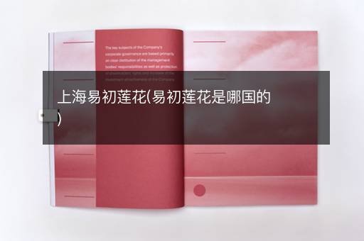 上海易初莲花(易初莲花是哪国的)