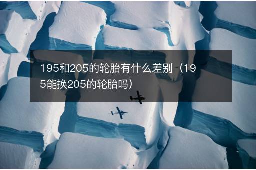 195和205的轮胎有什么差别（195能换205的轮胎吗）