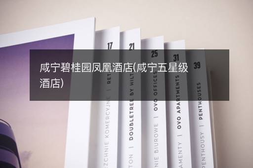 咸宁碧桂园凤凰酒店(咸宁五星级酒店)