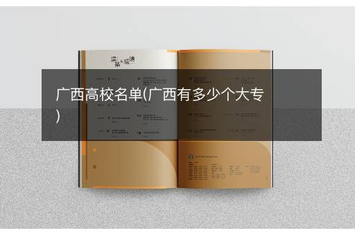 广西高校名单(广西有多少个大专)
